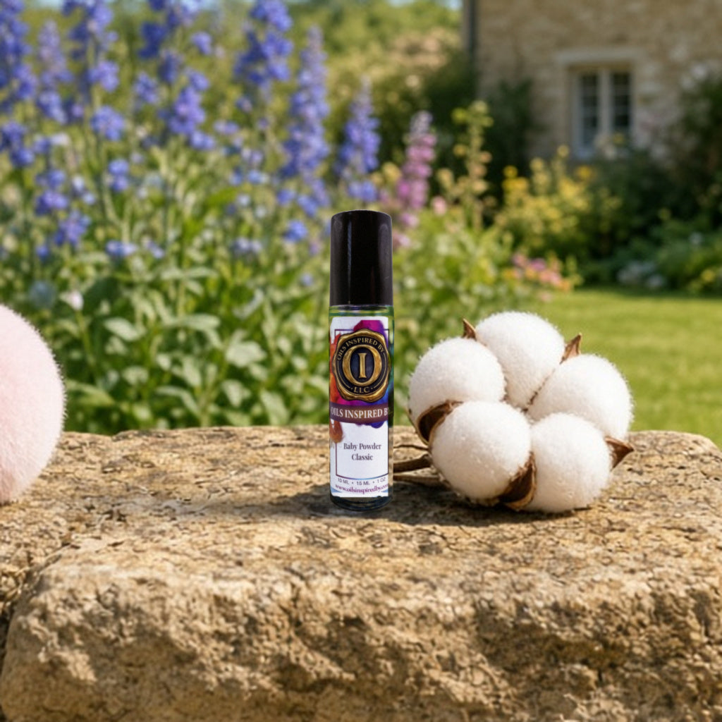 Baby Powder Classic perfume oil, Small Roller 1/3 oz (10 mL)