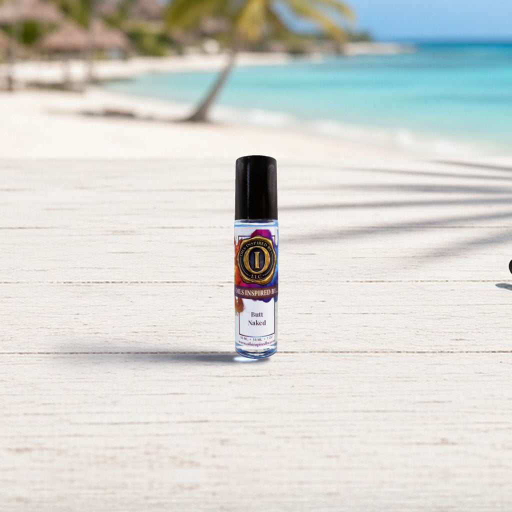 Butt Naked perfume oil, Small Roller 1/3 oz (10 mL)