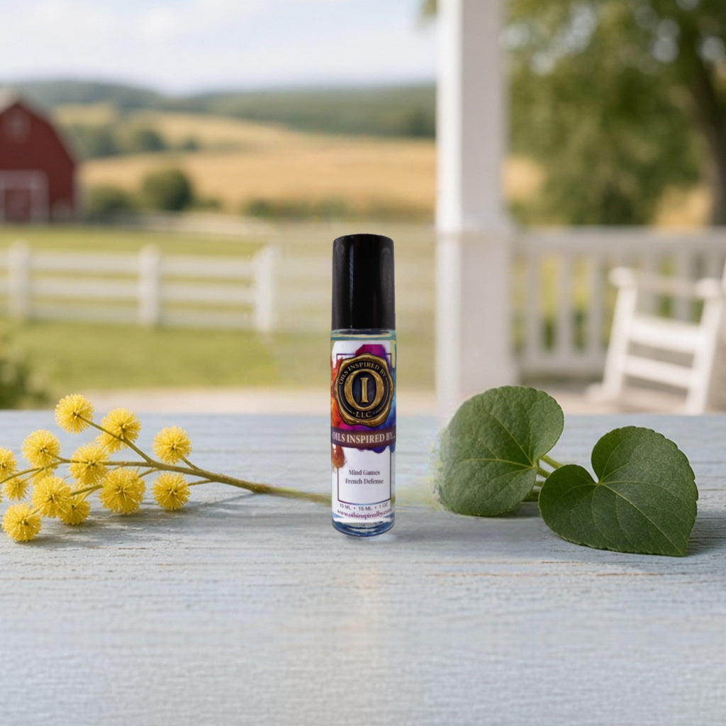 Mind Games French Defense perfume oil, Small Roller 1/3 oz (10 mL)