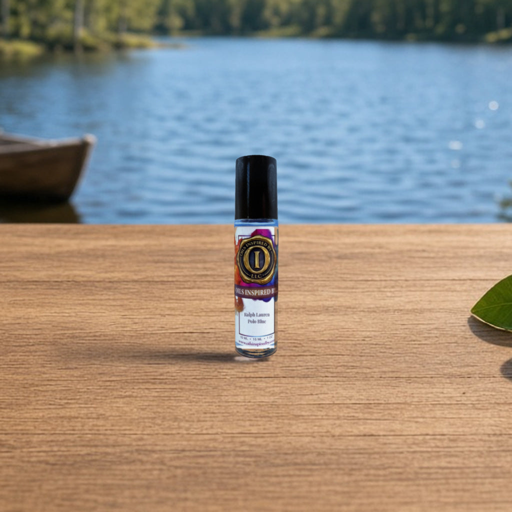 Ralph Lauren Polo Blue perfume oil, Small Roller 1/3 oz (10 mL)