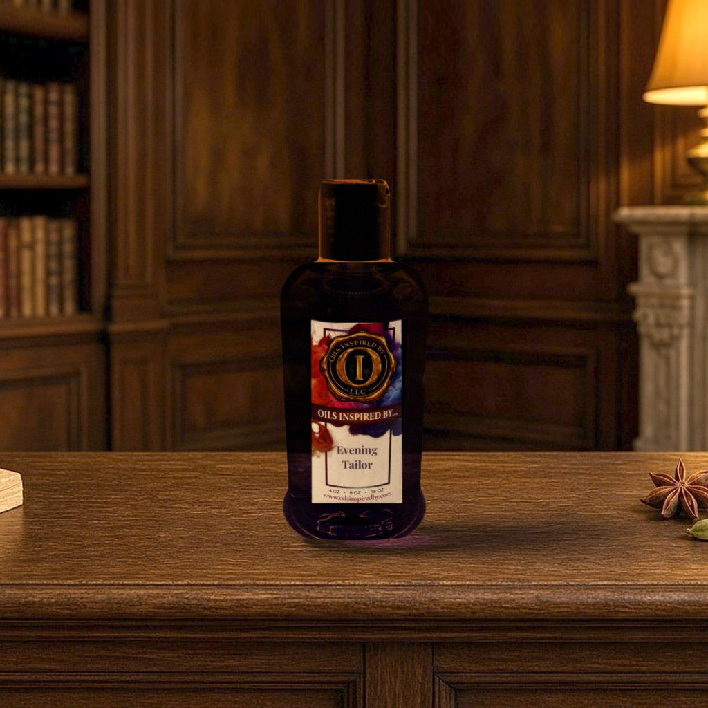 Evening Tailor scented body wash, 8 oz