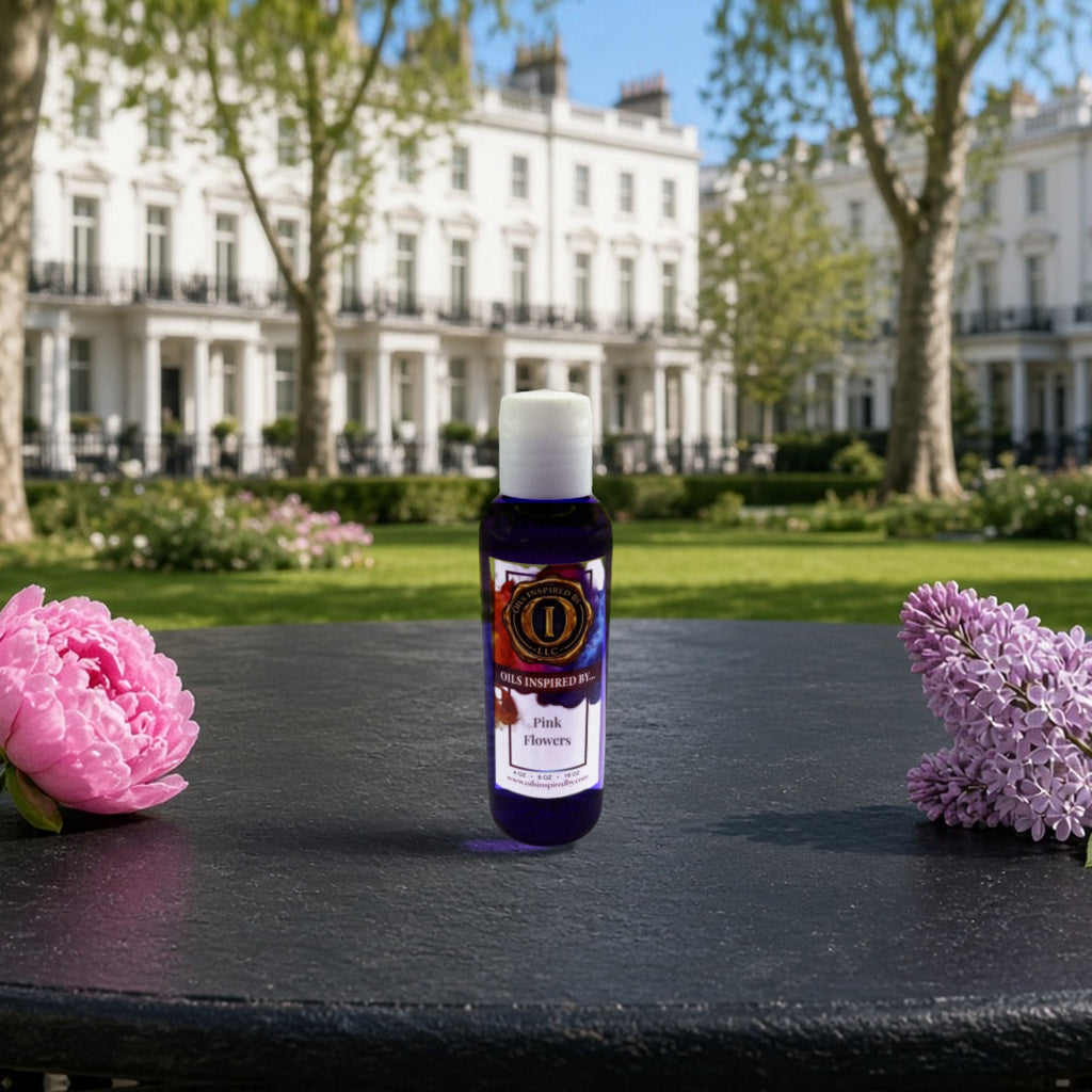 Pink Flowers scented body wash, 4 oz