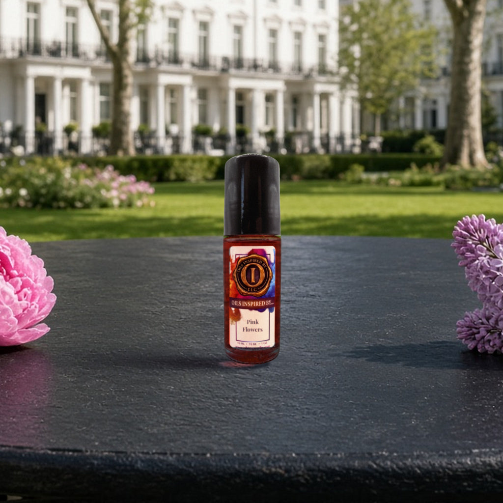 Pink Flowers perfume oil, Large Roller 1 oz (30 mL)
