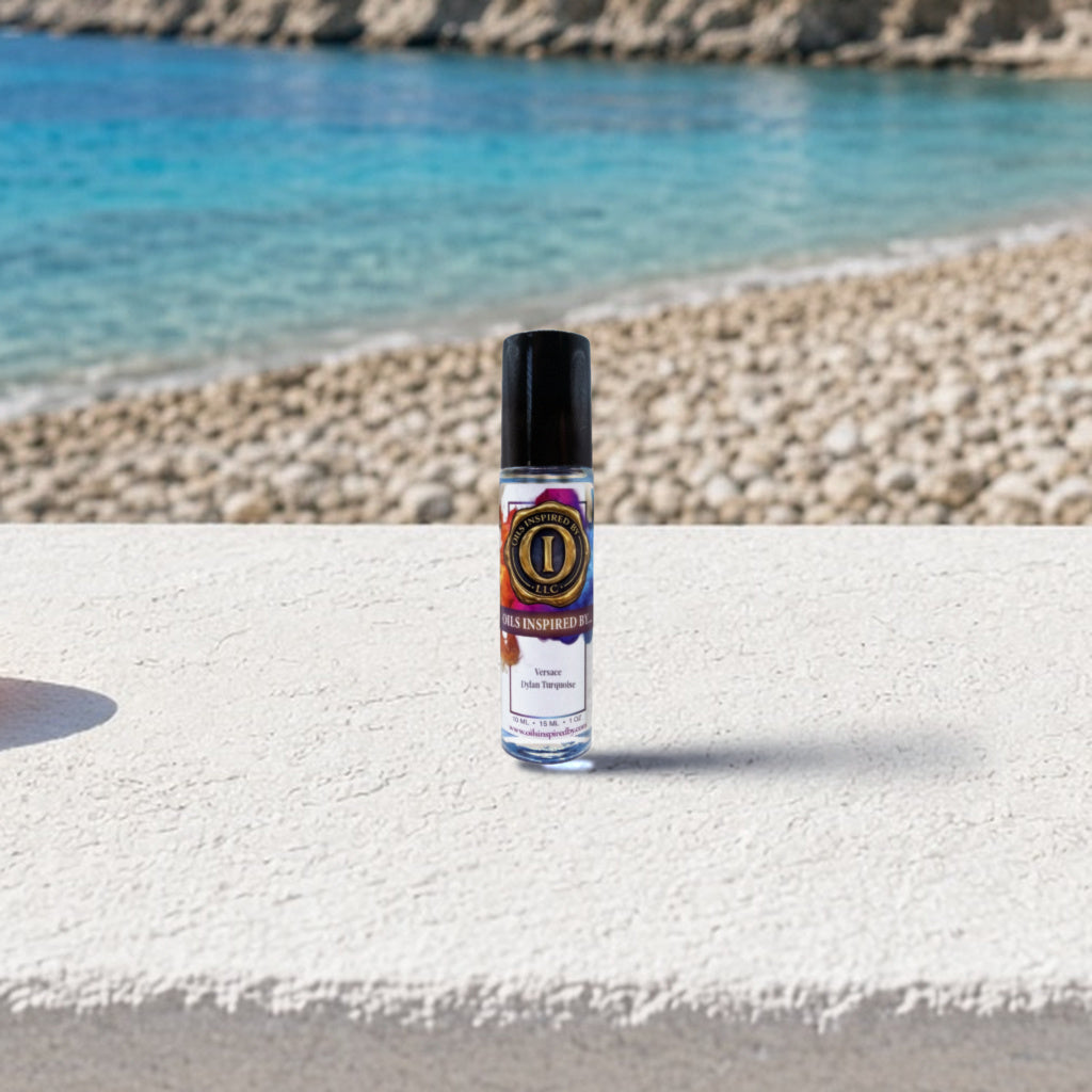 Versace Dylan Turquoise perfume oil, Small Roller 1/3 oz (10 mL)