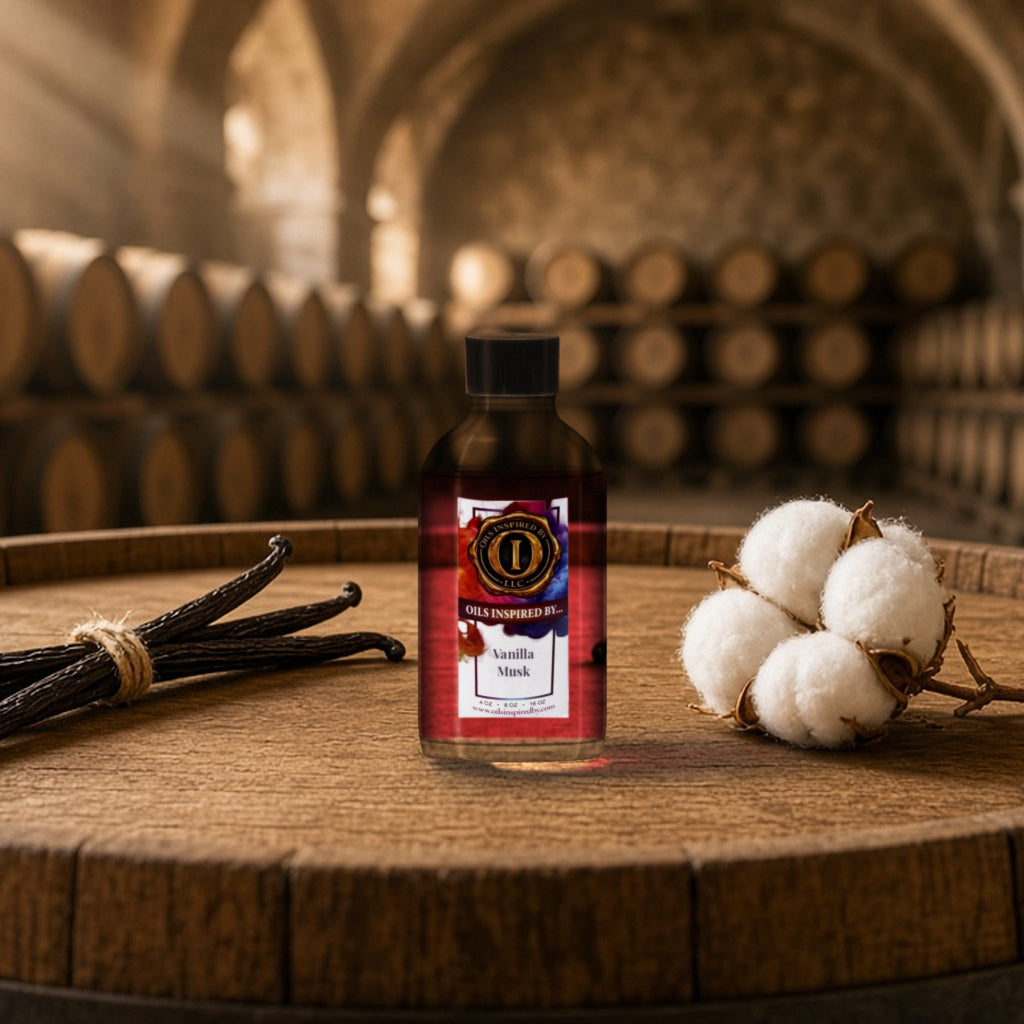 Vanilla Musk perfume oil, Oil Bottle 4 oz (120 mL)